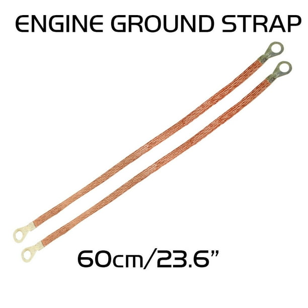 FRAME UNIVERSAL 10" COPPER TINNED BRAIDED GROUND STRAP CABLE FIREWALL ENGINE